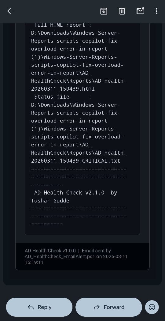 Follow-up critical alert output